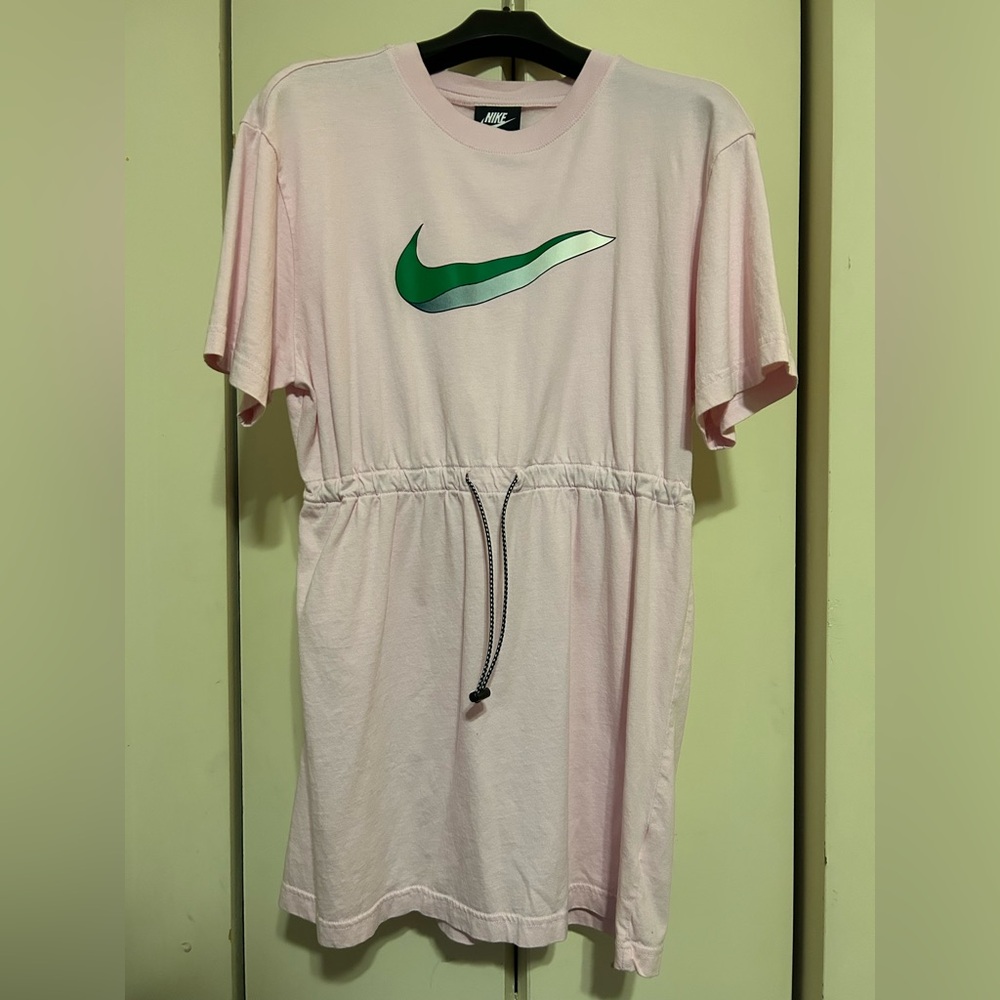 Nike Pink Dress with Drawstring